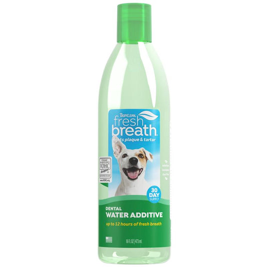 Elevate Your Pet's Dental Care with TropiClean Fresh Breath Water Additive for Happy, Healthy Smiles