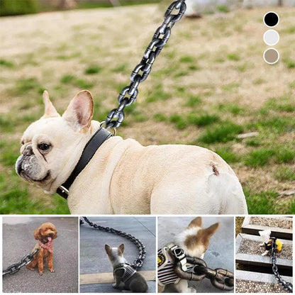 Unleash the Fun with Our Realistic Iron Chain Dog Leash - Perfect for All Breeds!