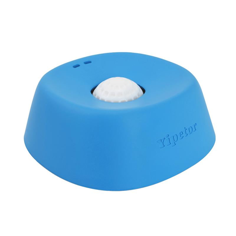 Yipetor No-Spill Slow Feeder Dog Bowl with Rolling Ball - Ideal for Bone Broth, Yogurt, and Post-Surgery Nutrition for Dogs and Cats