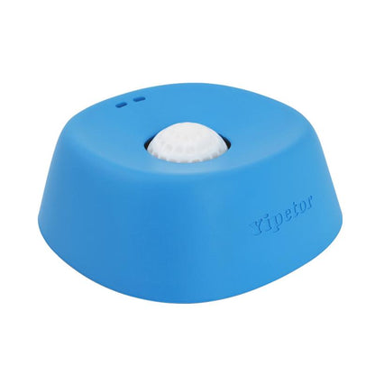 Yipetor No-Spill Slow Feeder Dog Bowl with Rolling Ball - Ideal for Bone Broth, Yogurt, and Post-Surgery Nutrition for Dogs and Cats