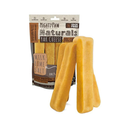 Mighty Paw Yak Cheese Dog Chews - Irresistibly Delicious All-Natural Treats for Your Beloved Pet!