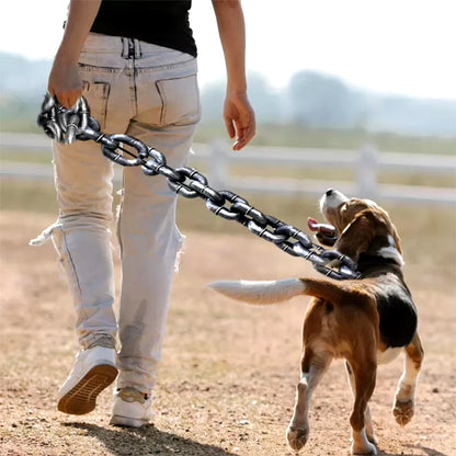 Unleash the Fun with Our Realistic Iron Chain Dog Leash - Perfect for All Breeds!