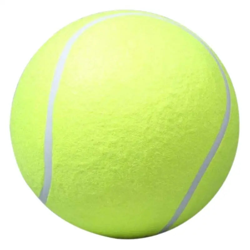 Mega Jumbo Dog Tennis Ball - Durable Plush Chewing Toy for Interactive Play and Training